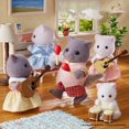thumbnail image 2 of Famille Persian Cat de Calico Critters, ensemble de 4 poupées figurines à collectionner, 2 of 7
