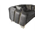 thumbnail image 6 of Charlotte Smoke Velvet Living Room Set, 6 of 40