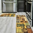 thumbnail image 5 of Coffee Kitchen Rugs Mat Set of 2 Kitchen Floor Mats Non Slip Washable Kitchen Rug Runner Coffee Kitchen Decor Decorations for Kitchen, 5 of 6