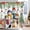 White, variant on Christmas Shower Curtain, Christmas Snowman Dog Cat Bathroom Decor, Xmas Winter New Year Holiday Waterproof Fabric Shower Curtain Set for Bathtub with 12 Hooks 60x72 in