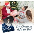 thumbnail image 2 of Dad Gifts from Daughter Son Kids Wife - Best Gifts for Dad Who Wants Nothing, Christmas Birthday Gifts for Men Dad Father Stepdad, Flannel Throw Blanket Dad No.1 60"x50", 2 of 5