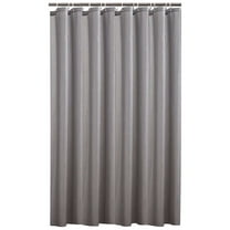 Shower Curtain Waterproof Polyester Bathroom Curtain with Metal Grommets, Light Gray, 39x71 Inches