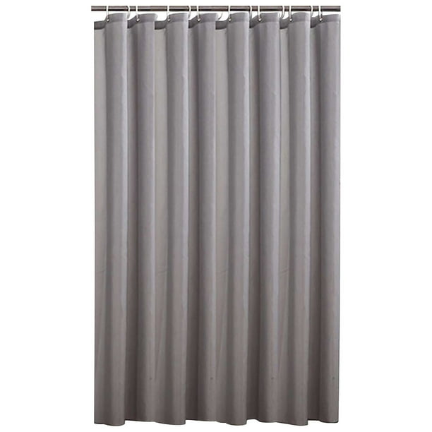 Sofa Vama Ropa de Cama Cortina de ducha gris de tela lisa, gruesa y de poliéster, ideal para puertas y baños. for Navideño