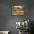 thumbnail image 2 of Farmhouse Deer Canvas Wall Art Country Wildlife Elk Rustic Old Barn Truck Wall Decor Vintage Deer Painting Picture Prints Framed Modern Artwork for Home Living Room Bedroom Bathroom 16"x12", 2 of 6