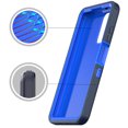 thumbnail image 3 of NIFFPD Samsung Galaxy A03S Case with Belt-Clip Holster, Heavy Duty Drop Protection Shockproof Cover with screen protector Dark Blue&Blue, 3 of 6