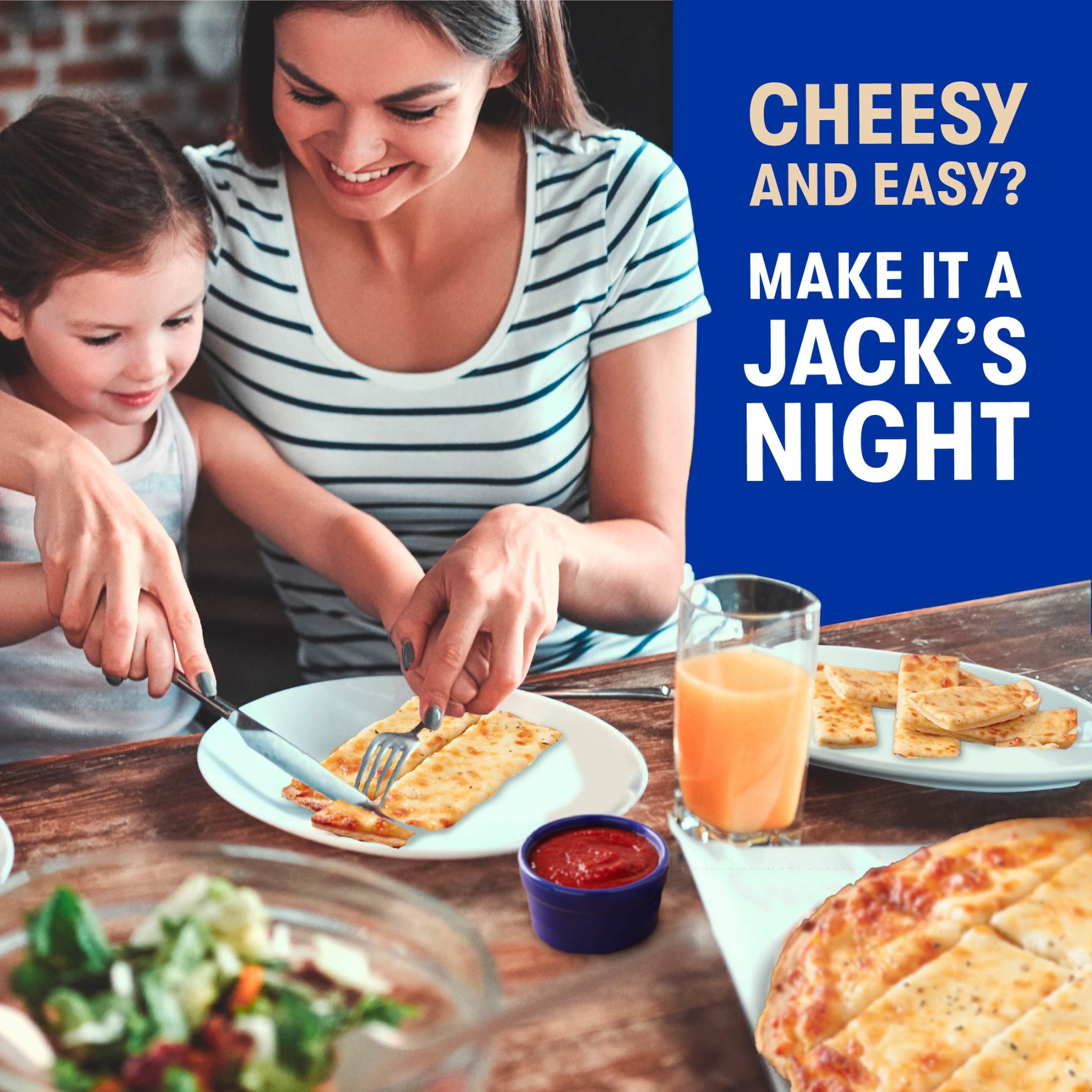 Jack’s Frozen Cheesy Pizza Dippers, Pizza Sticks, Cheese Bread, 17.9oz (Frozen)