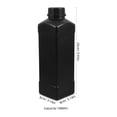 thumbnail image 2 of SEWACC 2Pcs Reagent Bottles Black Hdpe Sample Storage Bottles for Industrial and Laboratory, 2 of 8