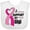 AA-White, variant on Inktastic Breast Cancer Awareness I Support My Gigi with Pink Ribbon Boys or Girls Baby Bib
