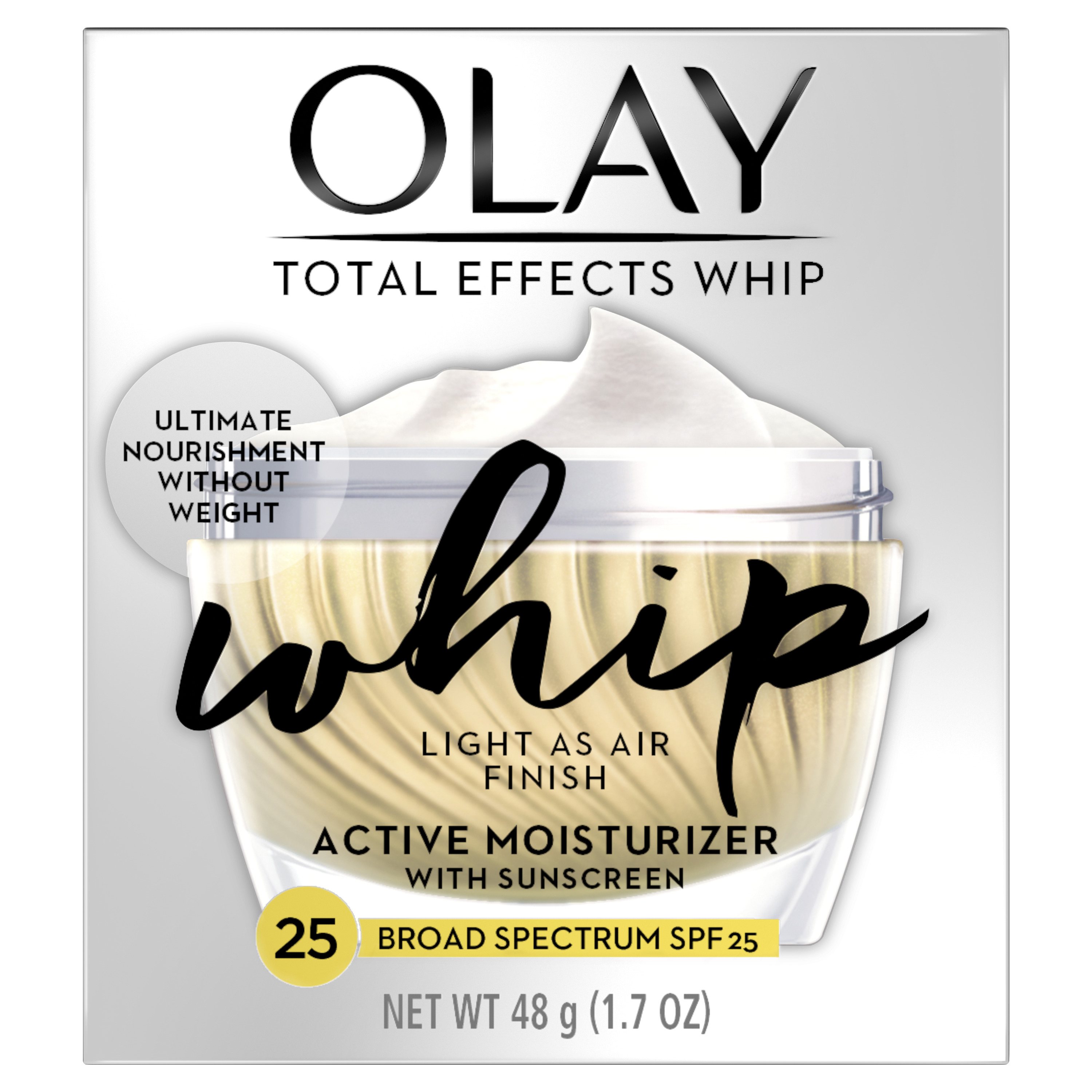 Olay Total Effects Whip Face Moisturizer SPF 25, 1.7 oz - image 4 of 11