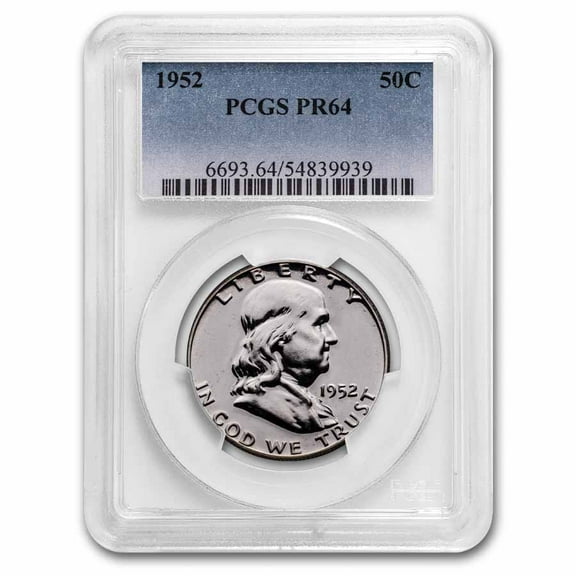 1952 Franklin Half Dollar PR-64 PCGS