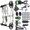 SILVER, variant on Archery Steel Ball Dual-Use Compound Bow Set 30-70LBS IBO 340FPS Hunting RH/LH