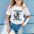 thumbnail image 1 of Chandails pour Filles Imprimé T-Shirt Fille Tout-Petit Manches Courtes Col Rond Jolis Hauts d'Été pour Adolescentes 3-4 Ans Mode Filles, 1 of 4