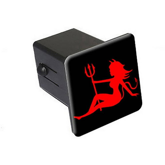 Sexy Devil Mudflap Girl 2" Tow Trailer Hitch Cover Plug Insert