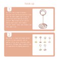 thumbnail image 3 of Baohd 10 Pieces Table Number Stand Round Shape Metal Convenient Card Holder Centerpieces Paper Clamp Wedding Decoration Tabletop Decor type1, 3 of 7