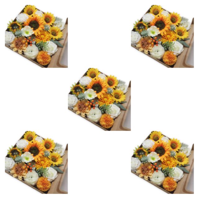 Wweixi Whimsical Blooms Low Maintenance Artificial Flower Collection Realistic sunflowers LH003 5Set