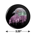 thumbnail image 3 of City Skyline Graffiti Pigeon Head Kitchen Refrigerator Locker Button Magnet, 3 of 5