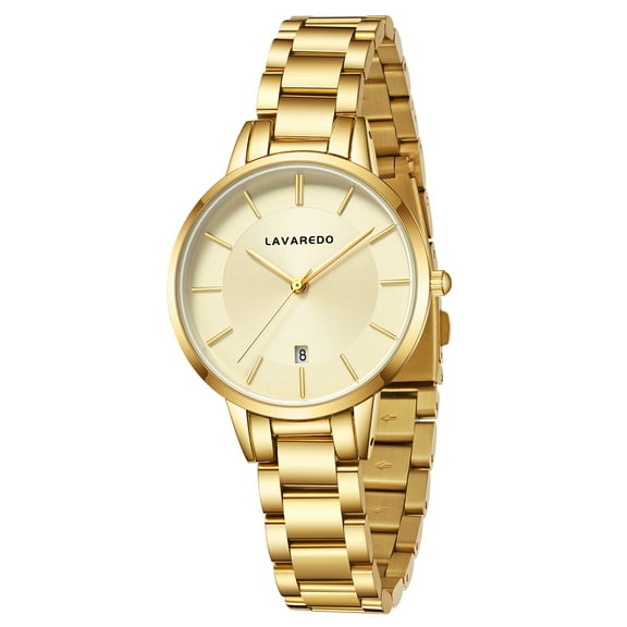 Watches for Women Elegant Quartz Ladies Watch Classic Design with Round dial, Stainless Steel Band & Calendar – Perfect Gift for Her