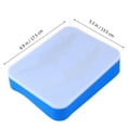 thumbnail image 2 of Molde de silicona 3D para hacer hielo con forma de cocodrilo, divertido y creativo, para hacer hielo en casa, bar y tienda (azul), 2 of 5