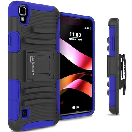 CoverON LG Tribute HD / X Style Case, Explorer Series Protective Holster Belt Clip Phone Cover
