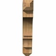thumbnail image 6 of Ekena Millwork 6"W x 34"D x 34"H Balboa Craftsman Rough Sawn Bracket, Western Red Cedar, 6 of 13