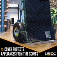thumbnail image 6 of US Cargo Control Quilted Appliance Dolly Cover 58" x 18", Squared Top Hand Truck Pad with Hook & Loop Straps, Padded Cotton/Polyester Quilted Furniture Pads for Moving, Storage. Deliveries, 6 of 7