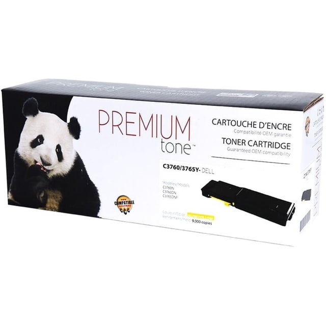 Premium Tone Toner Cartridge - Alternative for Dell 331-8430 - Yellow