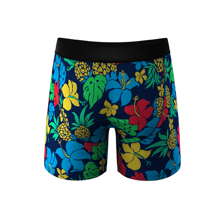 Hawaiian print hotsell boxer shorts