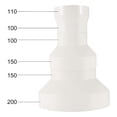 thumbnail image 2 of Ventilation Pipe Reducer Adapter Pipe Air Duct Adapter Pipe Connector for Inline Ventilation System(110-100mm), 2 of 6