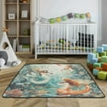 thumbnail image 3 of WOBOGO Mermaid Plays Music Baby Playmats Extra Large Waterproof Rollable Activity Pads for Toddlers 50×50inch, 3 of 7
