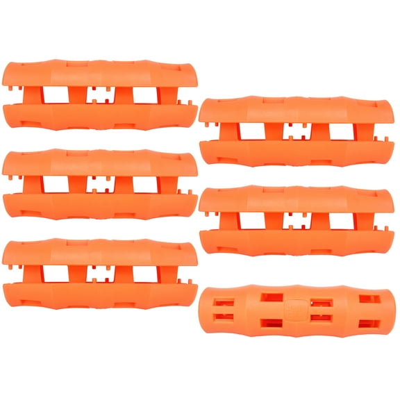 Bucket Handle Replacement Grip, Ergonomic - Orange - (6 pack)