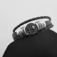 thumbnail image 7 of 2PCS Vintage Punk Skull Round  Bracelet Multi layer Beaded Weaving Leather Bracelet Fashion Creative Men's Jewelry, 7 of 7
