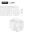 thumbnail image 2 of Uxcell 2.2 Yards 2 Inch Elastic Sequins Trim 5 Row Flat Sequin Strip Sequins Fabric Ribbon for Sewing White, 2 of 5