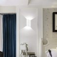 thumbnail image 4 of Aplique de pared LED moderno impermeable de 10 W, aplique de aluminio LED para pared interior y exterior, blanco 6000 K, 4 of 5