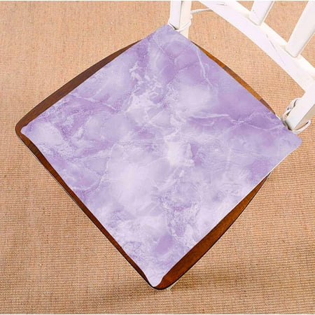 

PKQWTM Purple marbleed texture Chair Pads Chair Mat Seat Cushion Chair Cushion Floor Cushion Size 16x16 inches