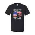thumbnail image 2 of Wild Bobby I Stand for The Flag I Kneel for The Cross Men Tee, 2 of 4