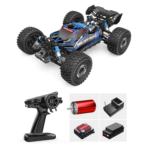 Coche de Juguete RC Vogacara MJX Hyper GO 16207 1/16 RTR 62 KM/H 4WD Todo Terreno