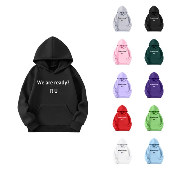 Boys Graphic Print Hooded Sweatshirt Long Sleeve Pullover Casual Soft Jacket For Kids Youth