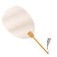 thumbnail image 3 of CSChome Ventilateur Rond d'Été Blanc Portable avec Pompons Style Chinois Accessoires de Danse, 3 of 7