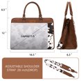 thumbnail image 4 of Wrangler Women Laptop Briefcase Tote Bag with Detachable Adjustable Strap, Cow-Brown, 4 of 7
