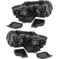 thumbnail image 2 of For Audi A4 2002 2003 2004 2005 Head Light Assembly Pair Driver and Passenger Side For AU2502113 AU2503113, 2 of 4