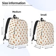 thumbnail image 3 of Lsque Cute Carrot Print Pattern Canvas Daypack, Durable Backpack, High-quality Versatile Backpack,Vintage Compact Backpack-Small, 3 of 6