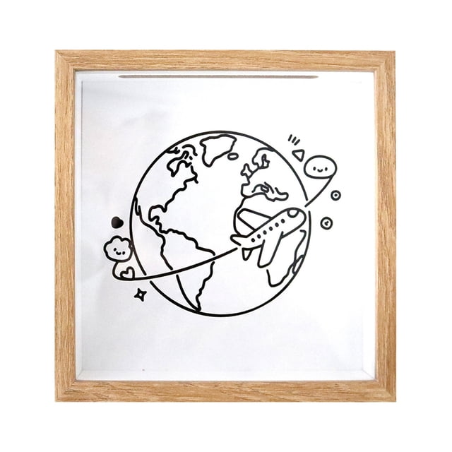 zhangmingg Wooden Memory for Concert Stubs Photos and Display Organizer Home Picture Frame Keepsake