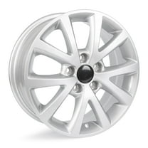 Milesub 16 x 6.5 inch Wheels Rims for Volkswagen Jetta 2010–2018, 16" Silver Alloy Replacement Wheels