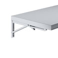 thumbnail image 4 of AmGood 18 in. x 60 in. Stainless Steel Folding Wall Shelf NSF| Concession Stand, Food Truck, Kitchen, Restaurant, Garage, Laundry, Utility Room, 4 of 9