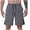 Gray Athletic Shorts, variant on HOOMEUMY Men's Lightweight Summer Sports Workout Shorts with Pockets Quick Dry Athletic Gym Running Shorts Beach Shorts Black M