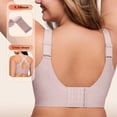 thumbnail image 7 of MVRLSH Jelly Bras For Women Womens Supportive Wireless Bra Full Coverage No Underwire Plus Size For Older Women Pink S-4Xl, 7 of 7