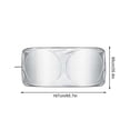 thumbnail image 1 of Fiudx Sombrilla para Coche, Protector de Contaminación Frontal, Cortina de Privacidad para Coche, Protección Uv Doble, Uso Diario En Campada, Viajes Familiares, Diseño Plegable, 1 of 2