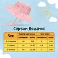 thumbnail image 3 of Protective Baby Sun Hat With UPF 50+ Protection Adjustable Infant Summer Beach Bucket Hats For Boy & Girl Breathable Toddler Swim Pool Play Sunhat With Wide Brim 12-24 Months Pink Horse (46-50 cm), 3 of 5