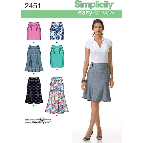 Simplicity Plus Size 12-20 Sportswear & Skirt Pattern, 1 Each - Walmart.com