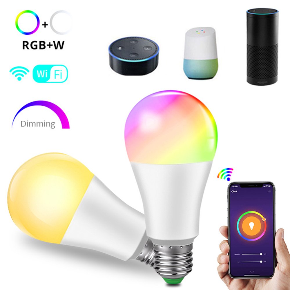 Smart Light Bulb Powerful Durable LED Lamp Bulb WIFI Remote Control